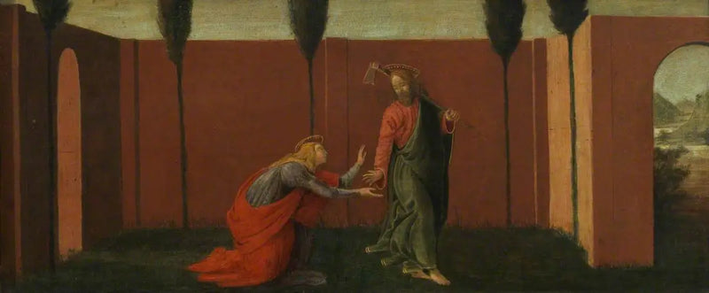 Noli me Tangere (prédelle, panneau üç) - Sandro Botticelli