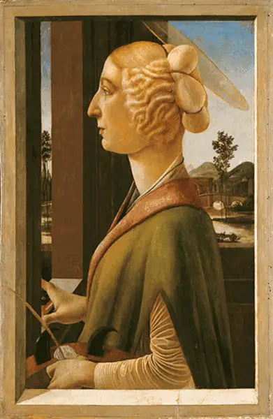 Bir Kadının Portresi (Aziz Catherine de Alexandria'nın özellikleriyle) - Sandro Botticelli