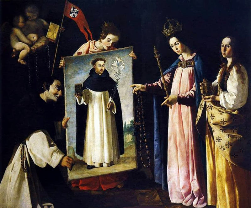 Soriano'daki Saint Dominique - Francisco de Zurbarán