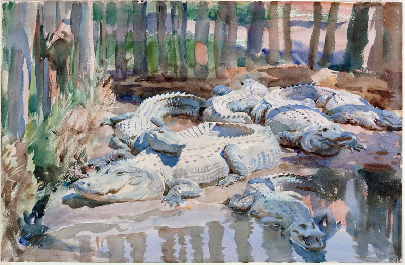 Çamurlu Alligatorlar - John Singer Sargent