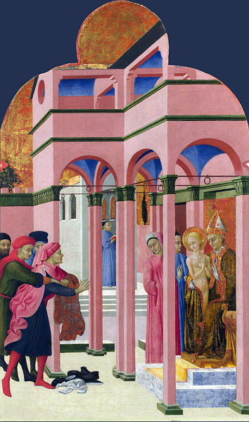 Saint François renonce à son père terrestre - Sassetta