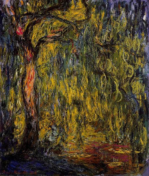 Söğüt - Monet tablosunun reprodüksiyonu