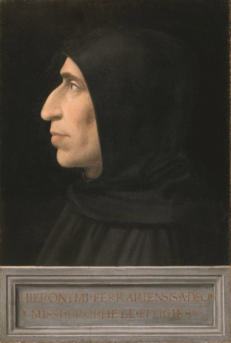 Jérôme Savonarole Portresi - Fra Bartolomeo