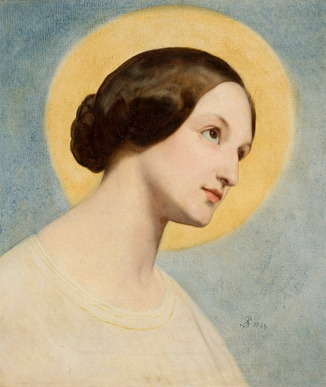 Portrait d’Elżbieta (Eliza) Krasińska née Branicka. - Ary Scheffer - Alpha Reproduction