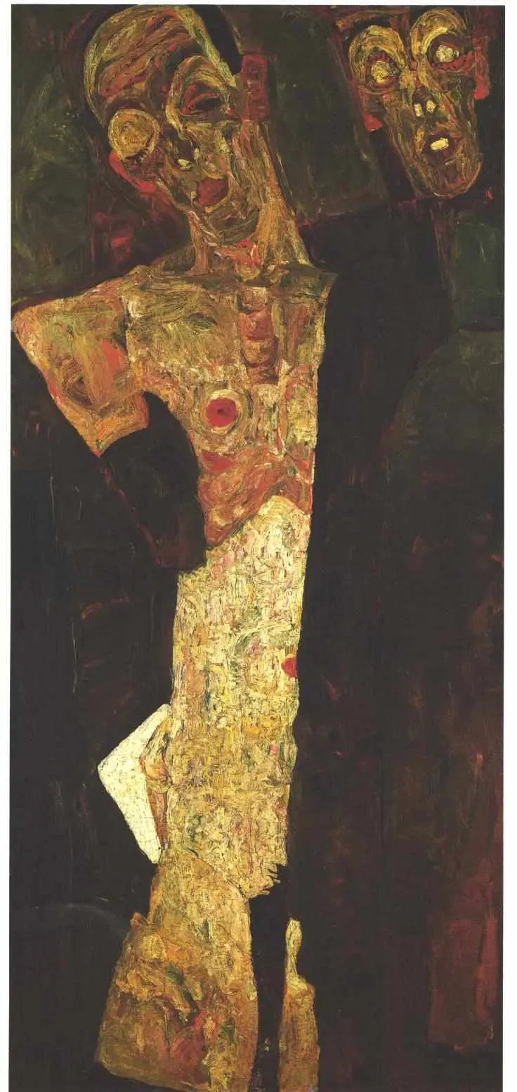 Peygamberler (Çift Otoportre) - Egon Schiele