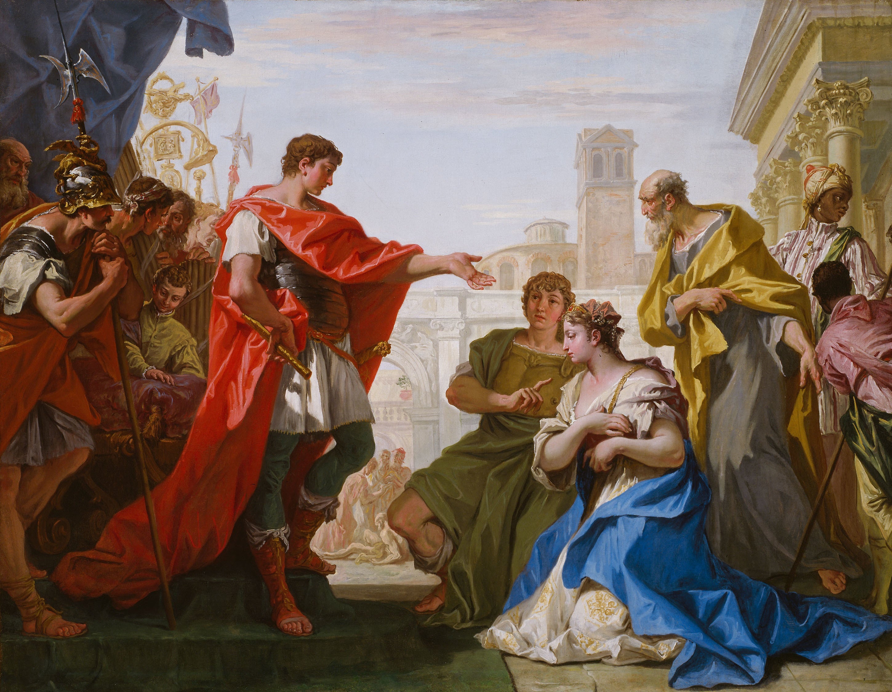 La continence de Scipion - Sebastiano Ricci