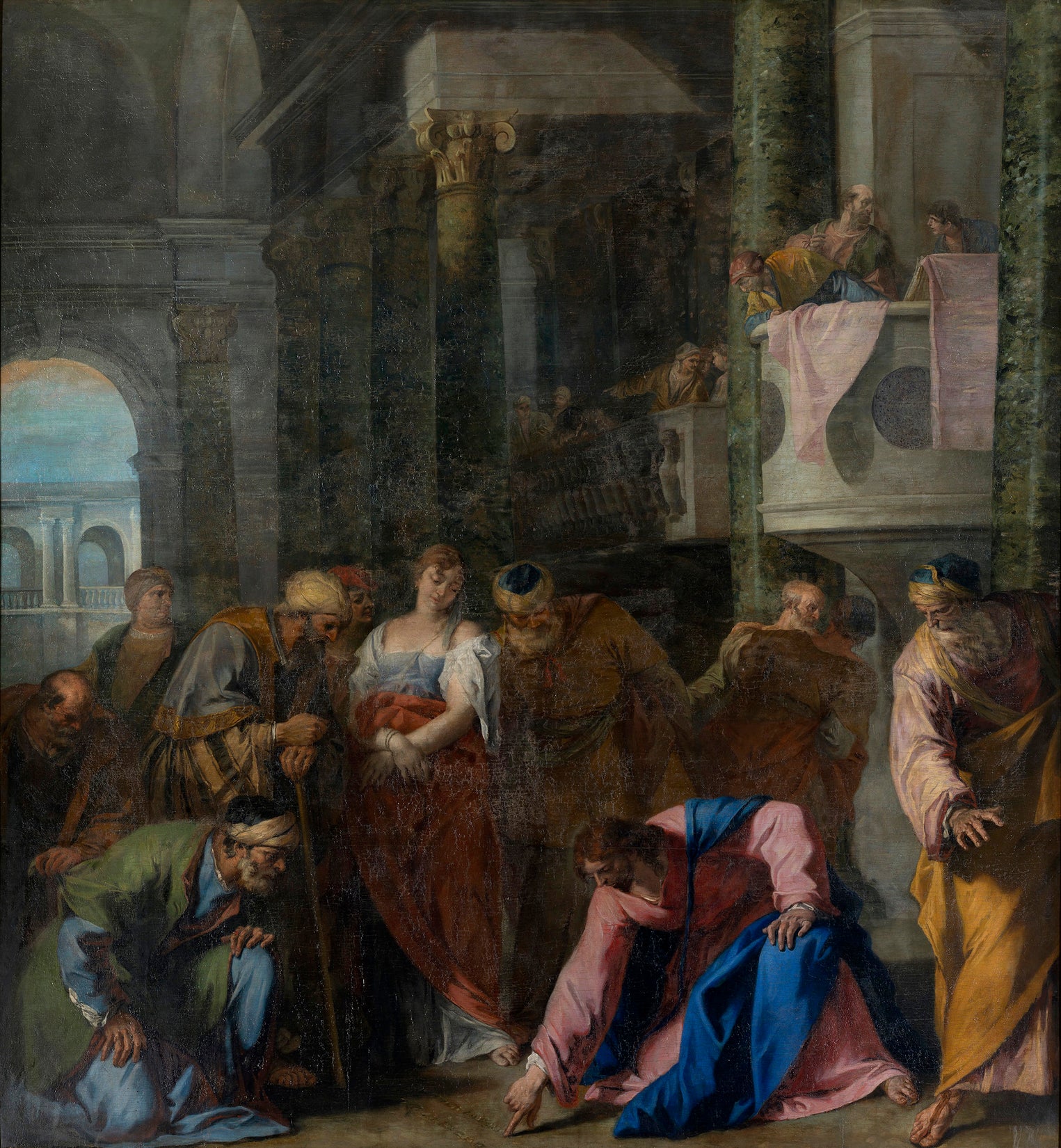 La femme adultère - Sebastiano Ricci