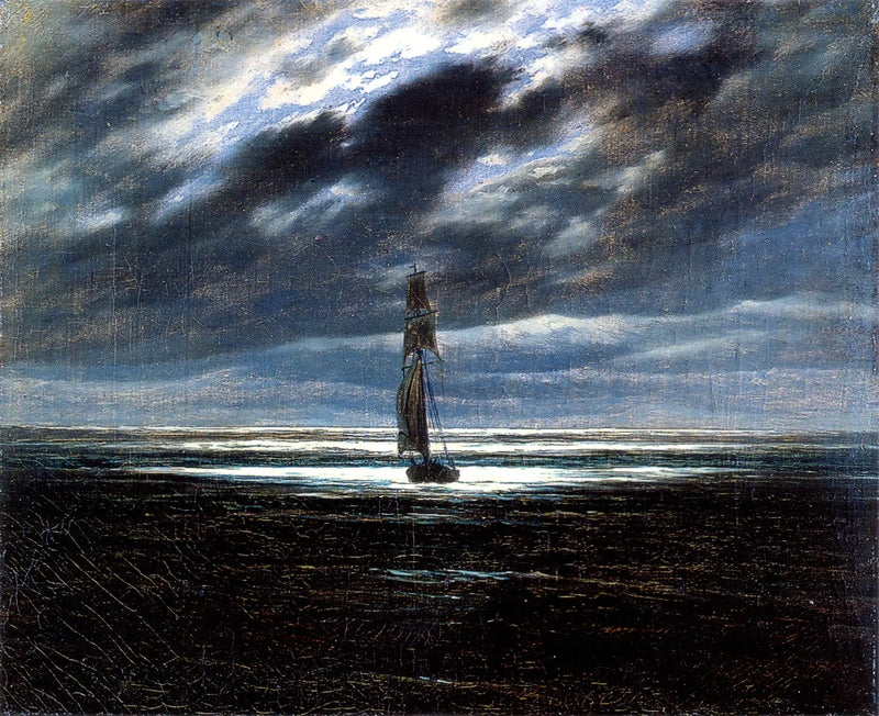 Ay Işığında Seyahat - Caspar David Friedrich