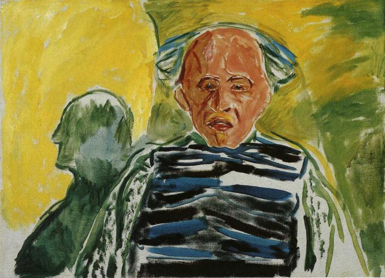 Reproduction du tableau « Autoportrait - Edvard Munch » par Alpha Reproduction en peinture à l’huile