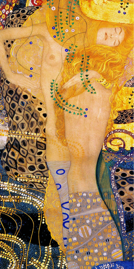 🐍✨ Su Yılanı II – Gustav Klimt (1904–1907)