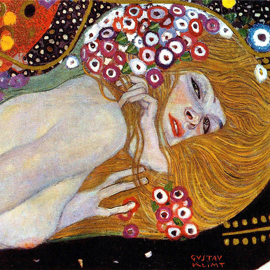 🐍 Su Yılanları II (Detay) – Gustav Klimt (1904–1907)