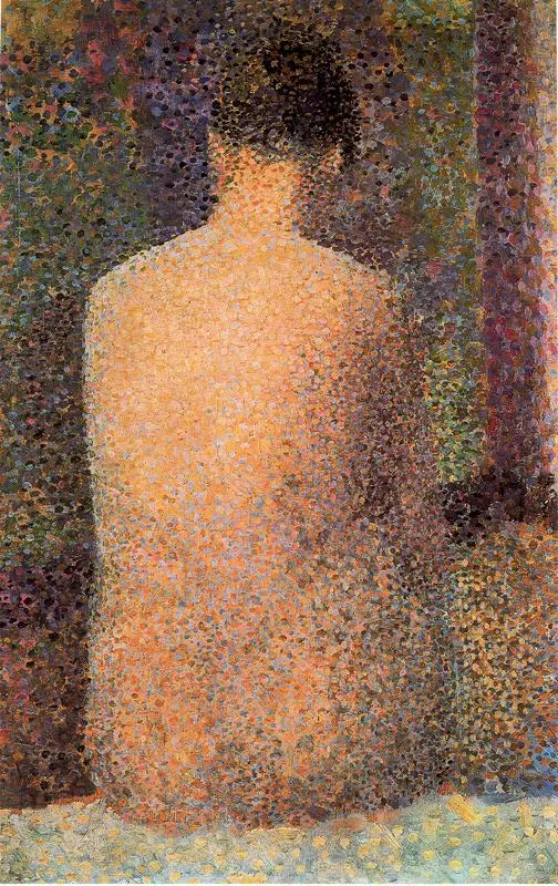 Arkadan Poz Veren - Georges Seurat