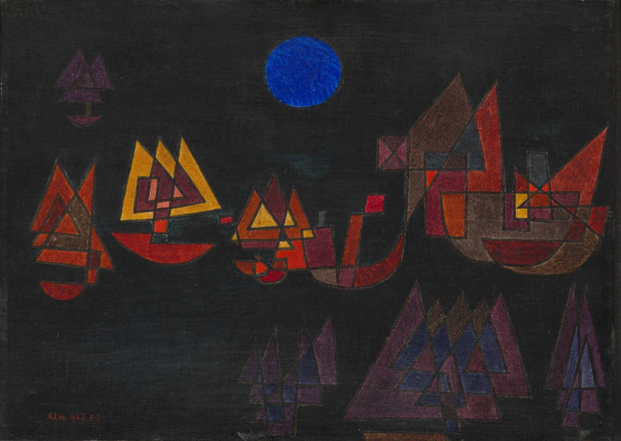 Ships in the Dark - Paul Klee