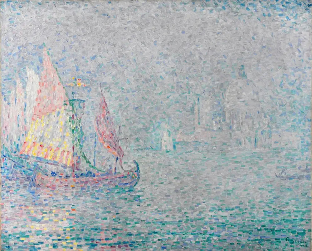 Reproduction du tableau « Venise. Brume - Paul Signac » par Alpha Reproduction en peinture à l’huile
