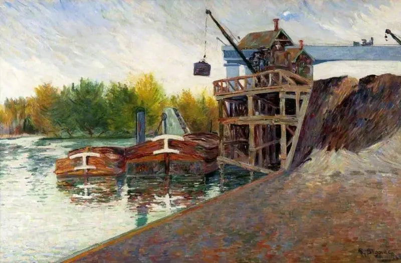Kömür Turnası, Clichy - Paul Signac