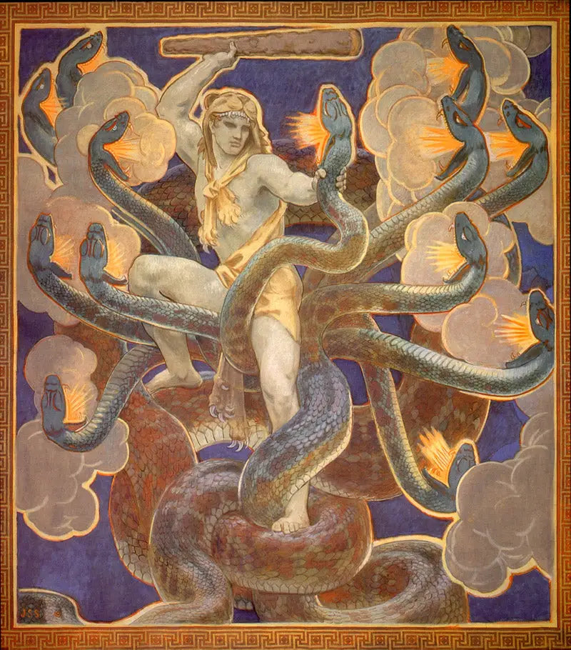 Herkül ve Hidra - John Singer Sargent