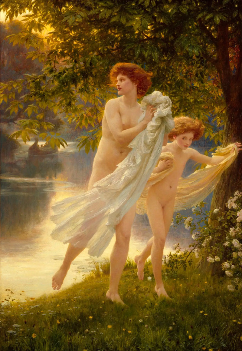 Surpris - Frank Bernard Dicksee