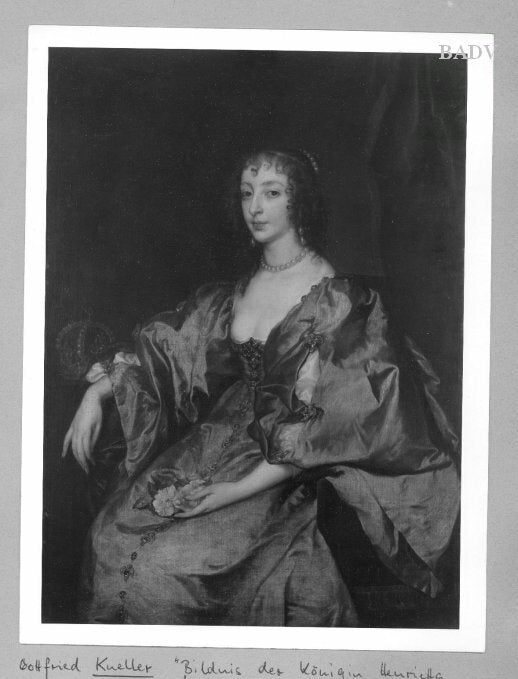 La reine Henriette Marie d'Angleterre - Antoine van Dyck