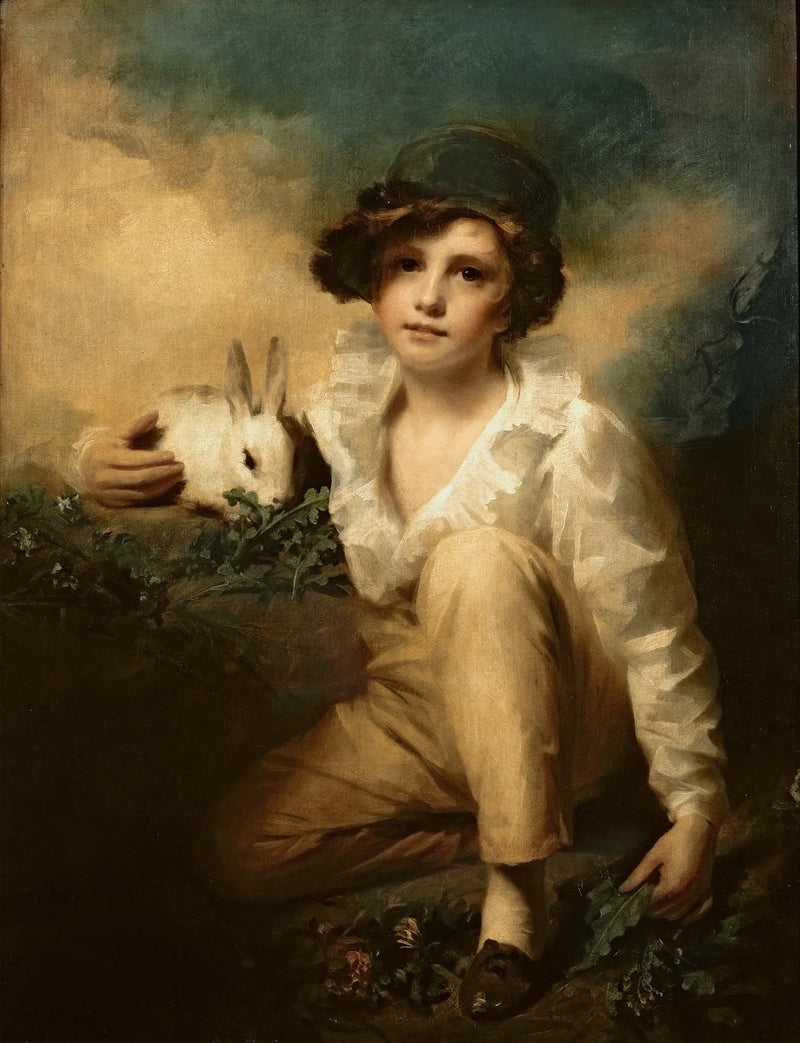 Erkek ve tavşan - Henry Raeburn