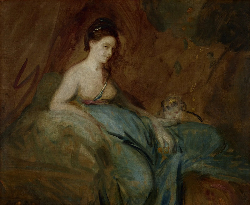 Kitty Fisher oyuncusu Danae rolünde - Joshua Reynolds