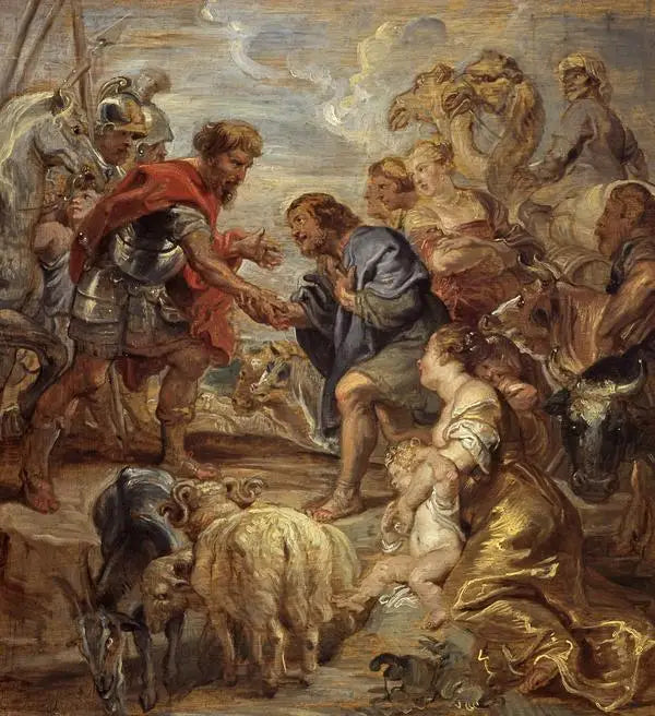Yakup ve Esav'ın Barışması - Peter Paul Rubens
