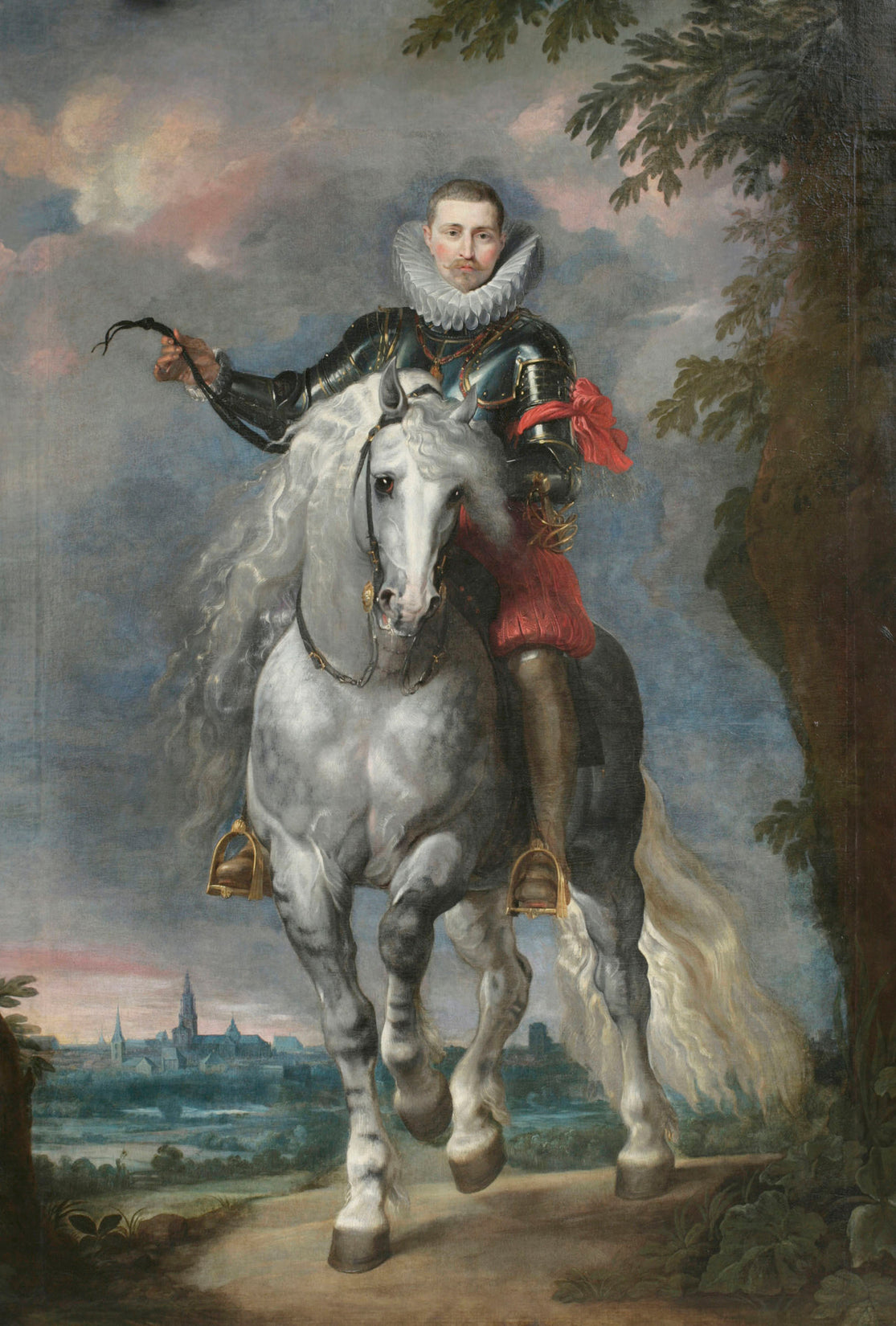 Portrait de Don Rodrigo Calderon à cheval - Peter Paul Rubens