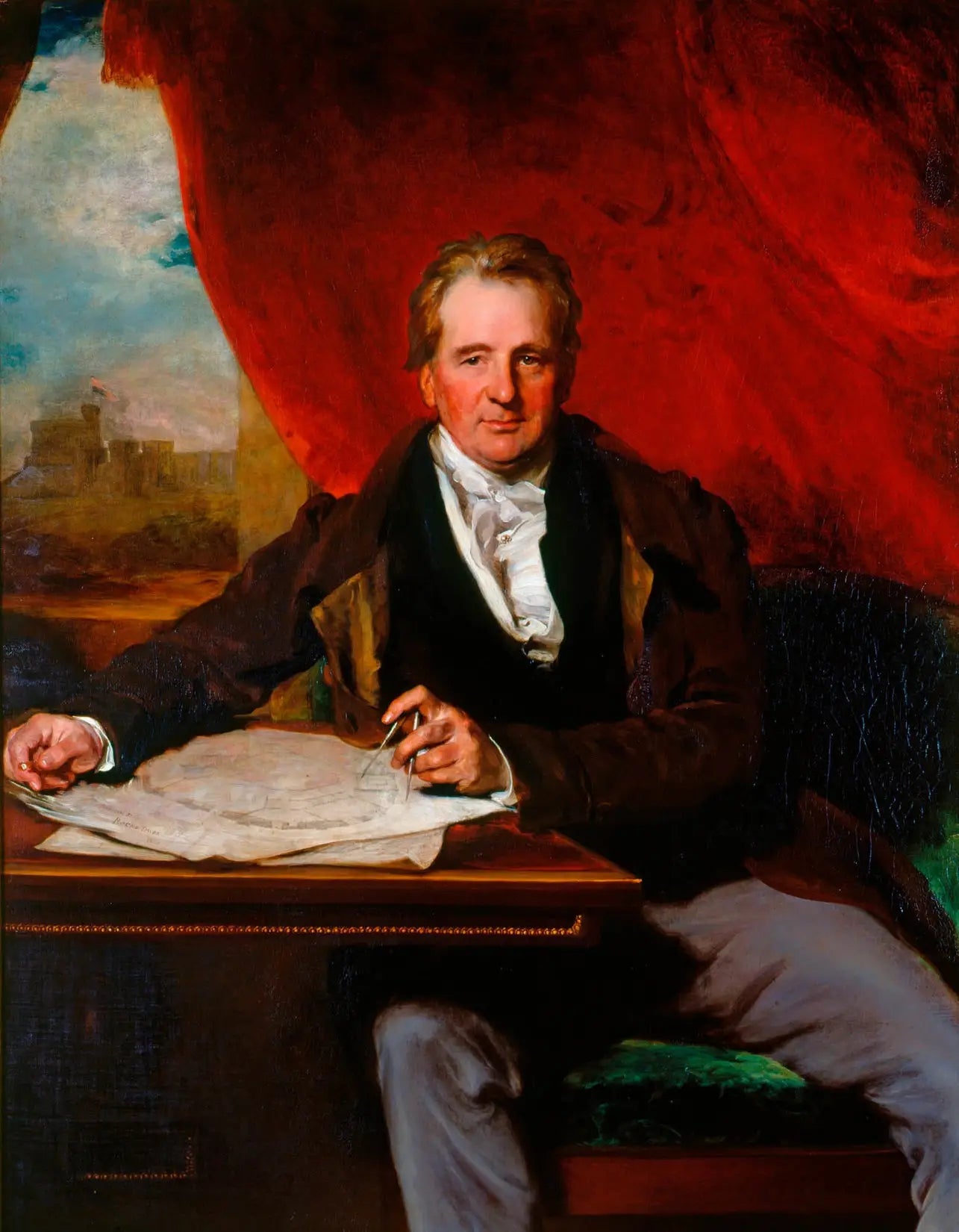Sir Jeffry Wyatville (1766-1840) - Thomas Lawrence - Alpha Reproduction