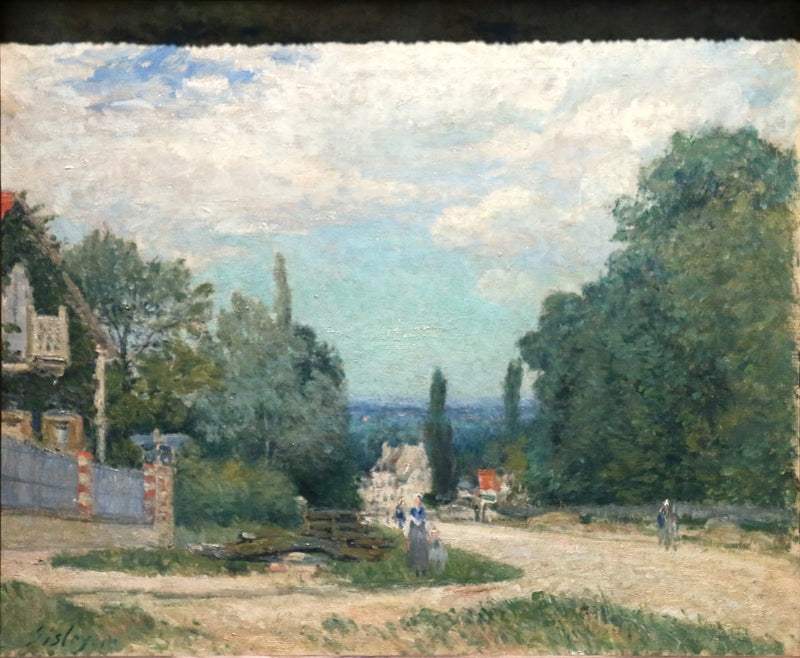 Louveciennes Yolu - Alfred Sisley