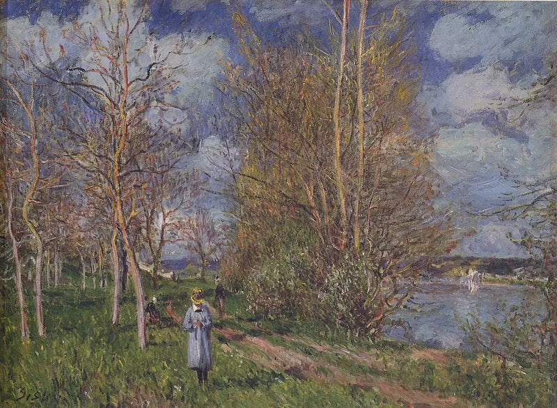 Baharda Küçük Çayırlar, Alfred Sisley - Tarafından
