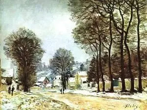 Louveciennes'de Kar - Alfred Sisley