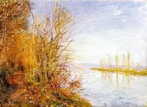 Reproduction du tableau « Chemin de By au bois des Roches-Courtaut, été de la St Martin - Alfred Sisley » par Alpha Reproduction en peinture à l’huile