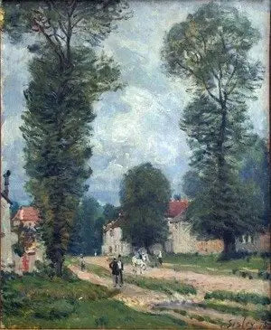Versailles Yolu - Alfred Sisley