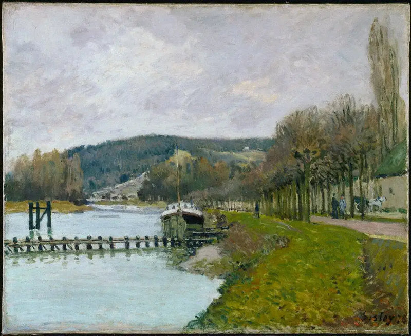 Bougival Tepeleri - Alfred Sisley