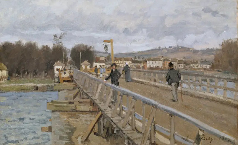 Argenteuil Köprüsü - Alfred Sisley