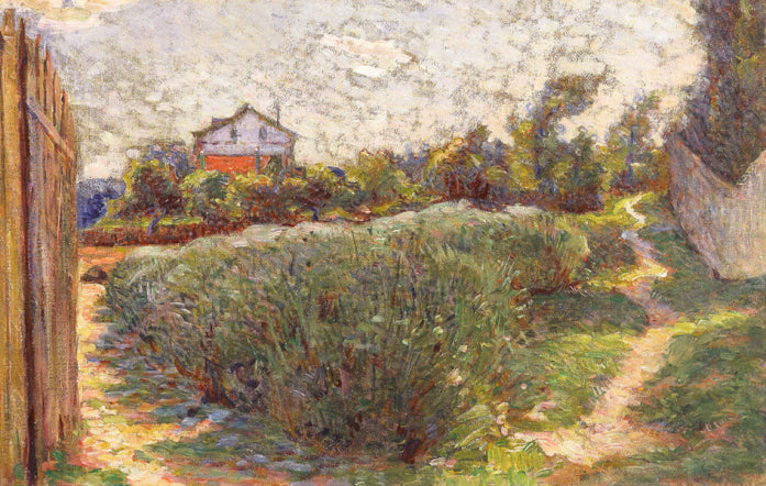 Petit paysage avec maison - Marie Bracquemond