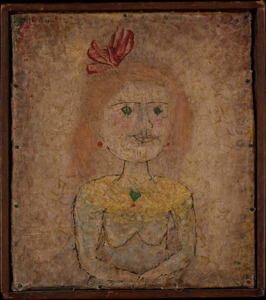 Small Portrait of a Girl in Yellow - Paul Klee
