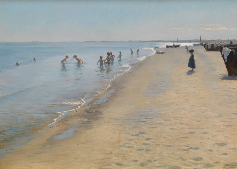 Skagen Güney Plajında Bir Yaz Günü - Peder Severin Krøyer