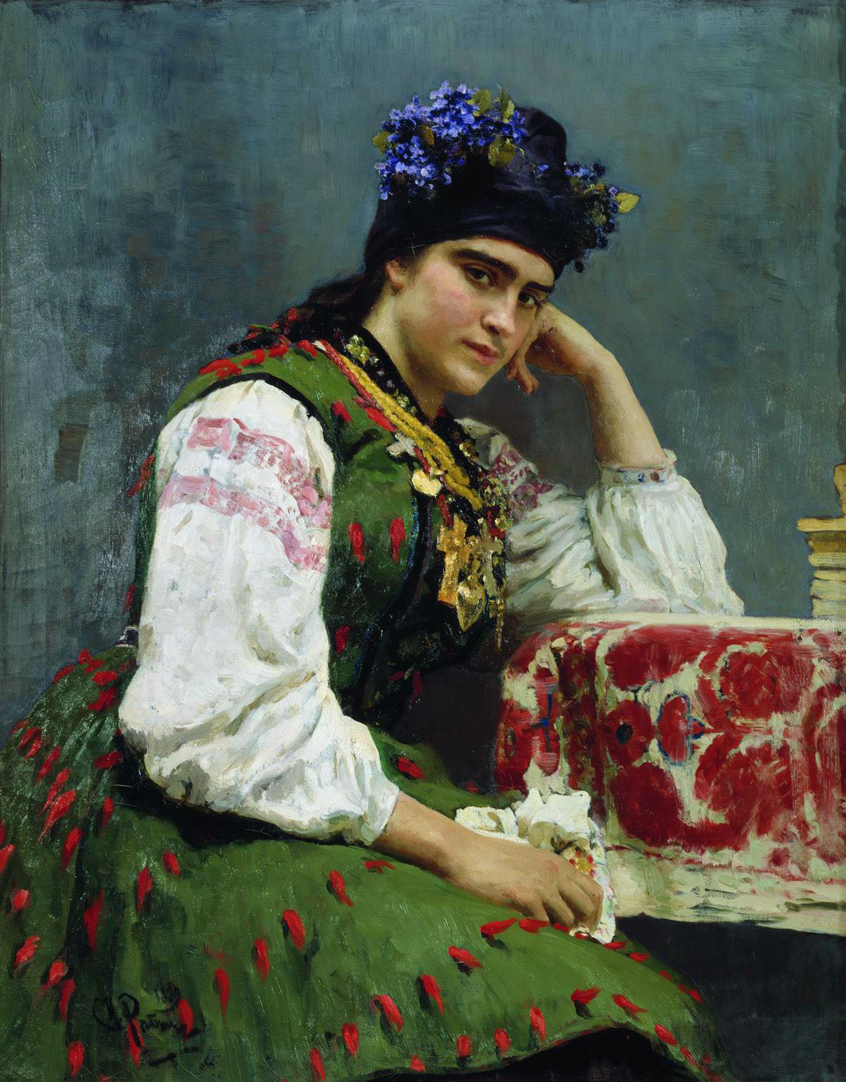 Portrait de Sofya Dragomirova - Ilya Repin