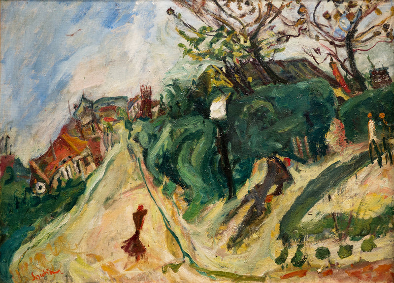 Manzara ve figürler - Chaim Soutine