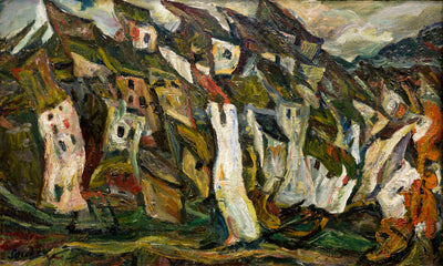 Les Maisons - Chaïm Soutine - Alpha Reproduction