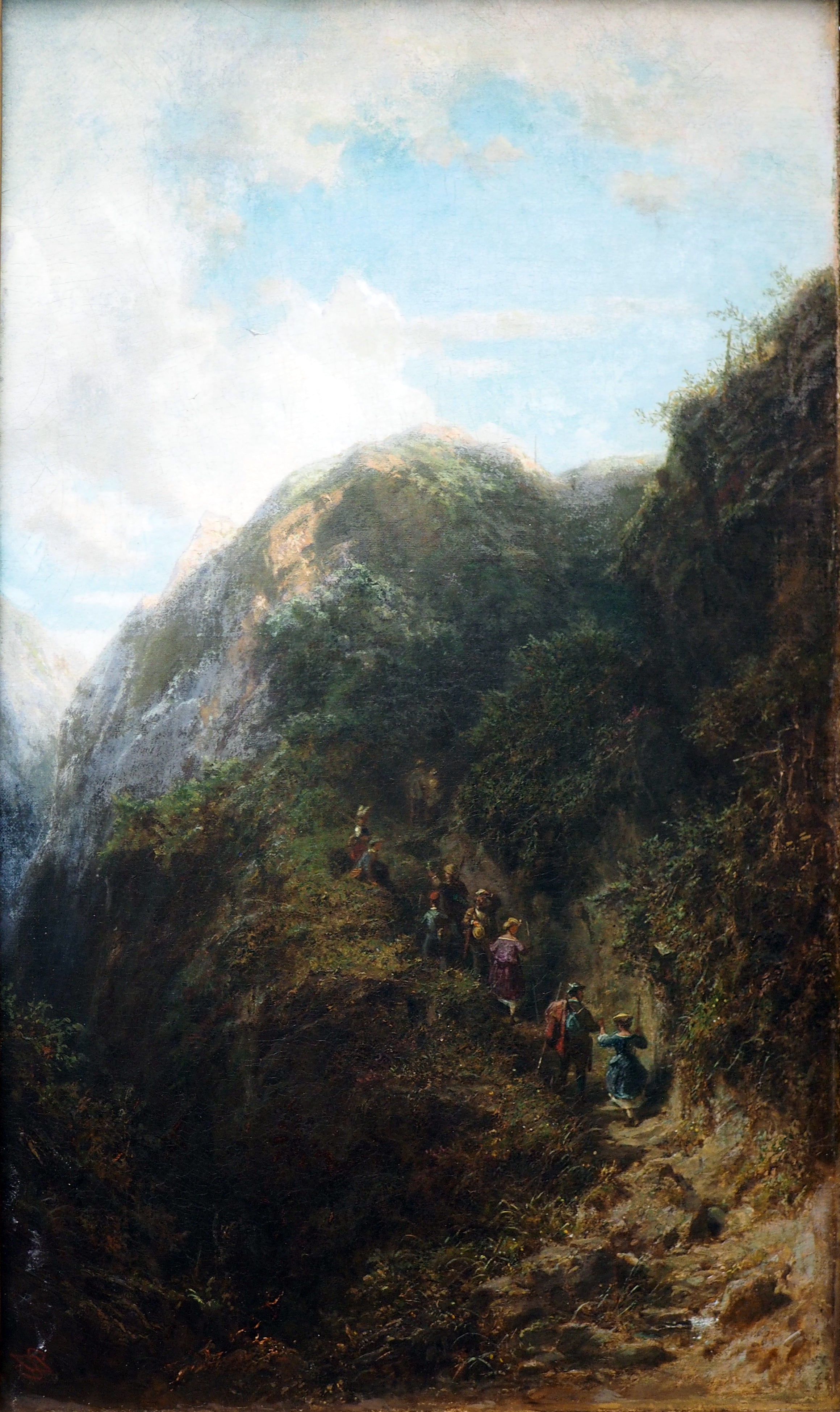 Touristes dans les montagnes - Carl Spitzweg