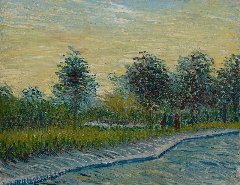 Gün batımında Square Saint-Pierre - Vincent van Gogh