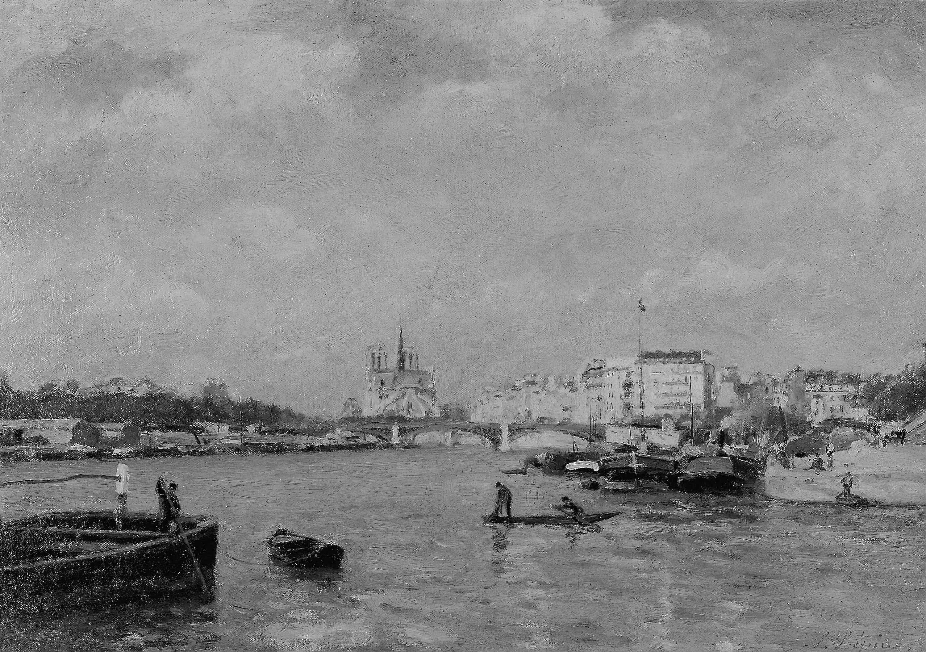 Vue sur la Seine, Paris - Stanislas Lépine