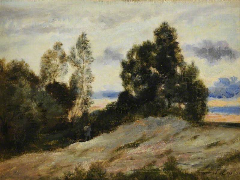Ağaçlı Manzara - Stanislas Lépine