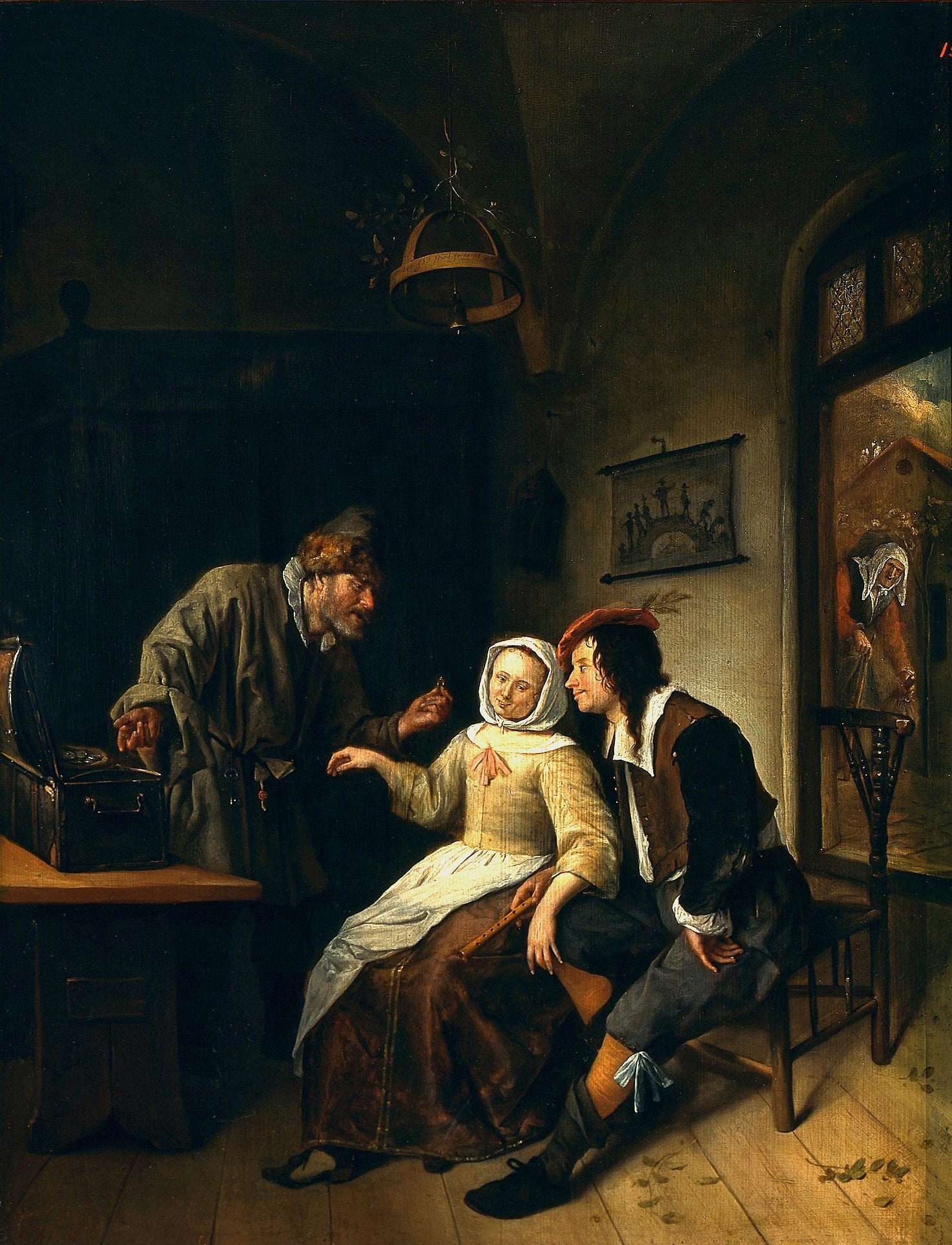 Le choix entre la richesse et la jeunesse - Jan Steen
