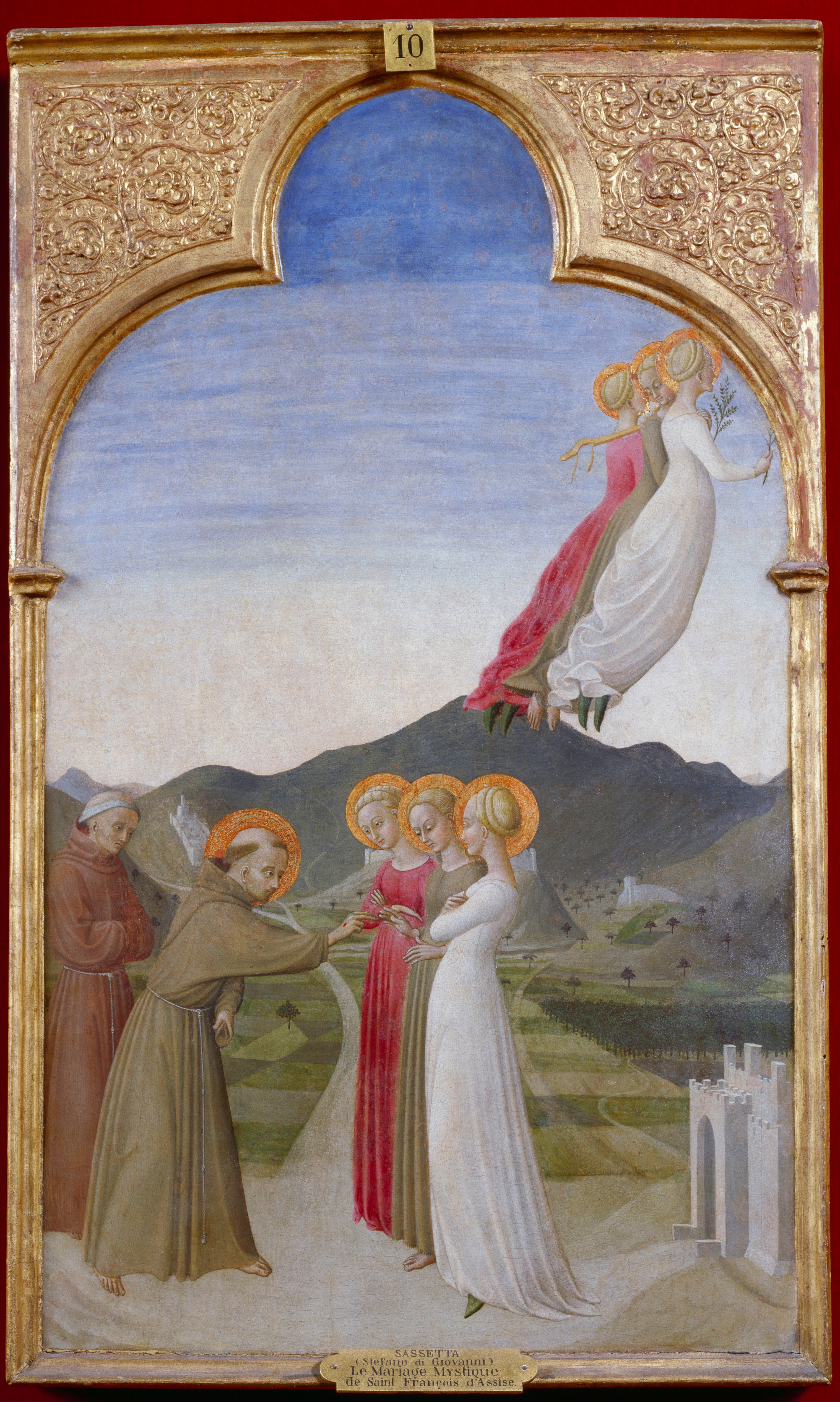 Le Mariage mystique de saint François d'Assise - Sassetta