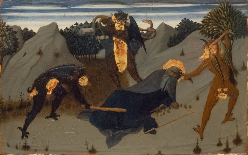 Saint Antoine persécuté par les Démons - Sassetta