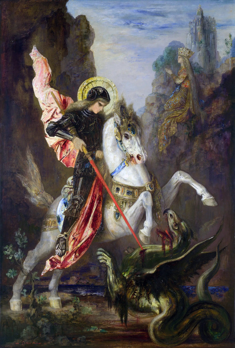 Saint Georges ve Ejderha - Gustave Moreau