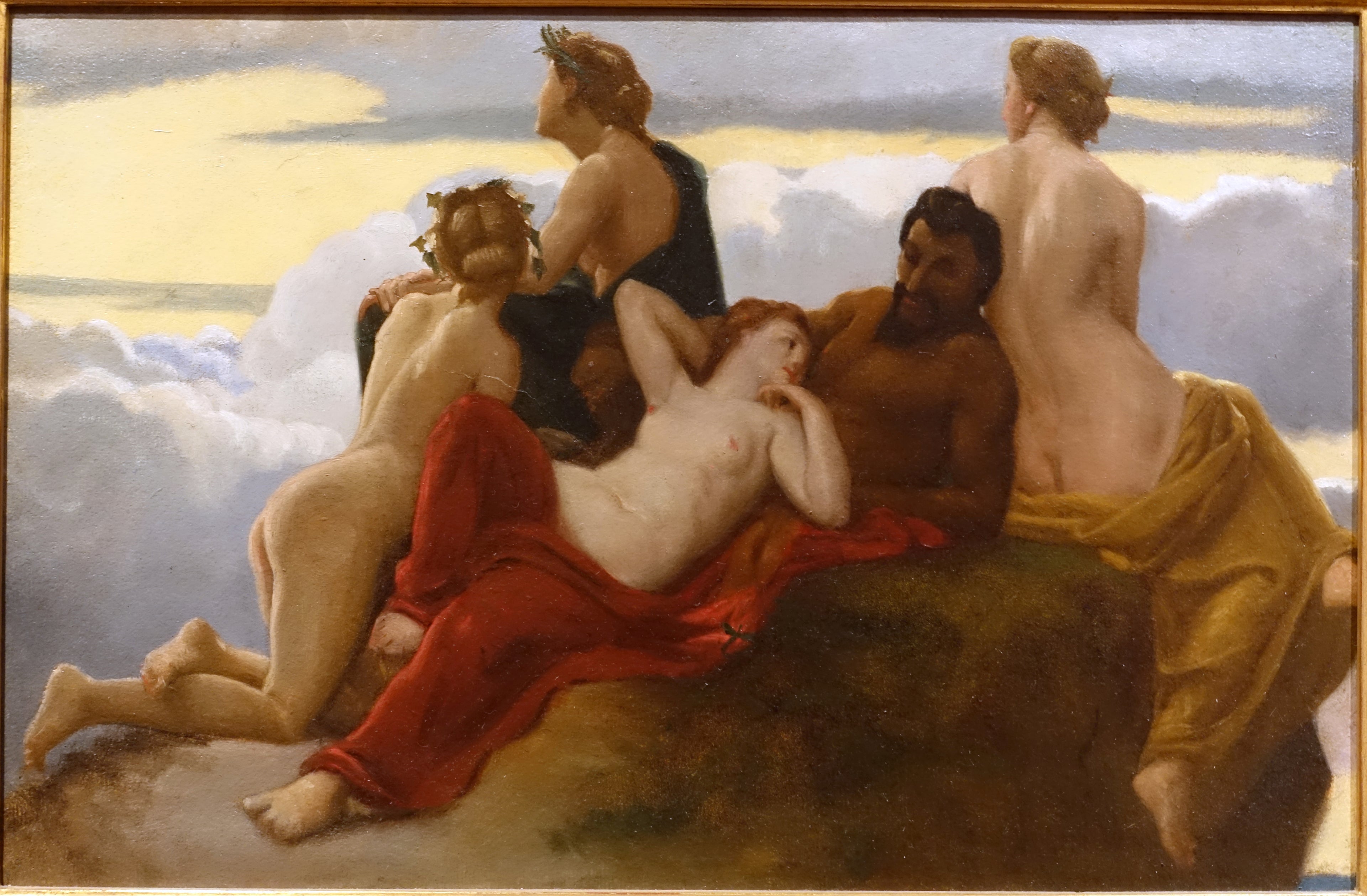 Reproduction du tableau « Étude pour le plafond de l'Opéra de Bordeaux - Bouguereau » par Alpha Reproduction en peinture à l’huile