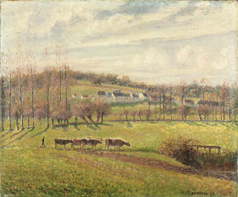 Yaz Manzarası, Éragny - Camille Pissarro